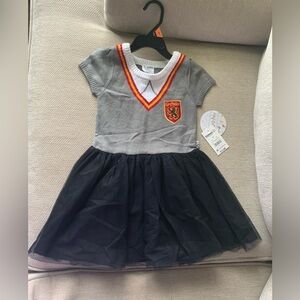 NWOT Warner Bros. Gray and Black Kids Costume Dress